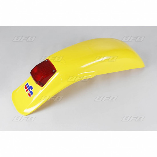 UFO REAR FENDER VINTAGE CROSS ENDURO (125 / 250 / 500ccm) '83-'93 YELLOW (WITH LAMP)