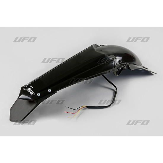 UFO REAR FENDER YAMAHA YZF 250 '10-'13 BLACK (ENDURO WITH LED LAMP)