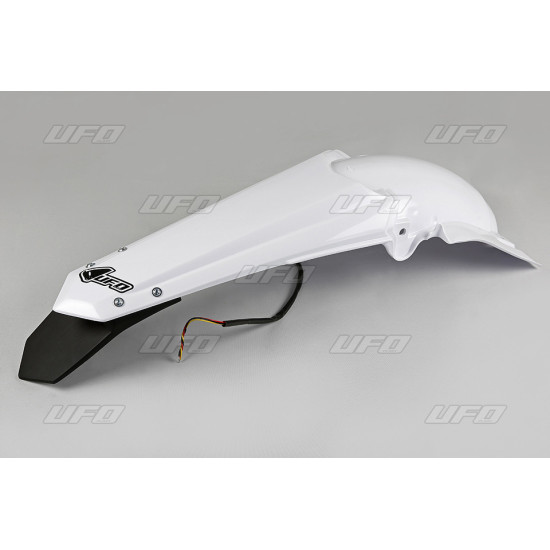 UFO REAR FENDER YAMAHA YZF 250 '10-'13 COLOR WHITE (ENDURO WITH LED LAMP)