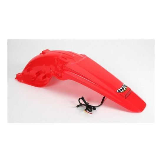 UFO REAR FENDER HONDA CRF 450X '05-'16, WITH LED LIGHT, RED