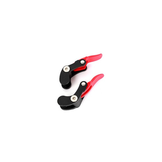 LEATT (2022/2023) neck protector clasp DBX COMP III/GPX CLUB III red (spare parts)