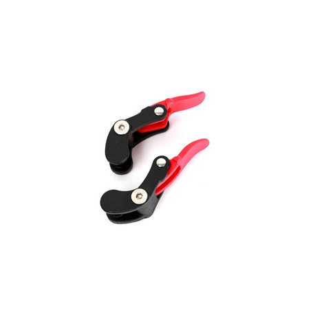 LEATT (2022/2023) neck protector clasp DBX COMP III/GPX CLUB III red (spare parts)