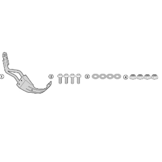 KAPPA SPARNAS KRM01 IR KRM02 TRIUMPH TIGER 900 '20-'25
