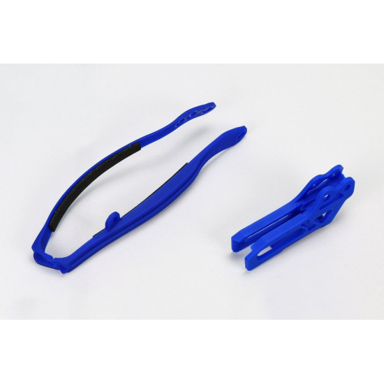 UFO SLYDŽIŲ RINKINYS + GRANDINĖS KREIPIKLIS YAMAHA YZ 125 / 250 '09-'14, YZF 250 '09-'23, YZF 450 '09-'22, WRF 250 / 450