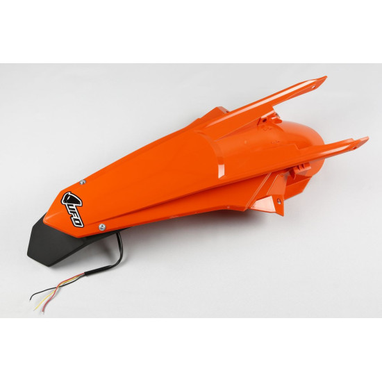 UFO GALINIS SPARNAS KTM EXC 125 / 150 / 250 / 300 TPI, EXC-F 250 / 350 / 450 / 500 '17-19, ORANŽINĖ SPALVA (ENDURO SU LE