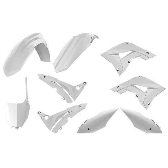 POLISPORT SALE PLASTIC SET HONDA CR 125 / 250 '02-'07 (RESTYLING FOR 2020 MODEL) WHITE COLOR