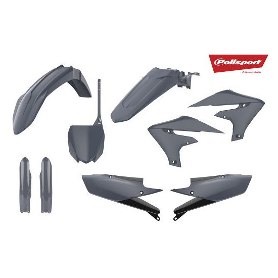 POLISPORT SALE PLASTIC SET YAMAHA YZF 250 '19-'23 YZF 450 '18-'22 GRAY COLOR