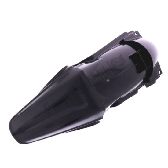 POLISPORT REAR FENDER KAWASAKI KX 125 / 250 '94-'98 BLACK