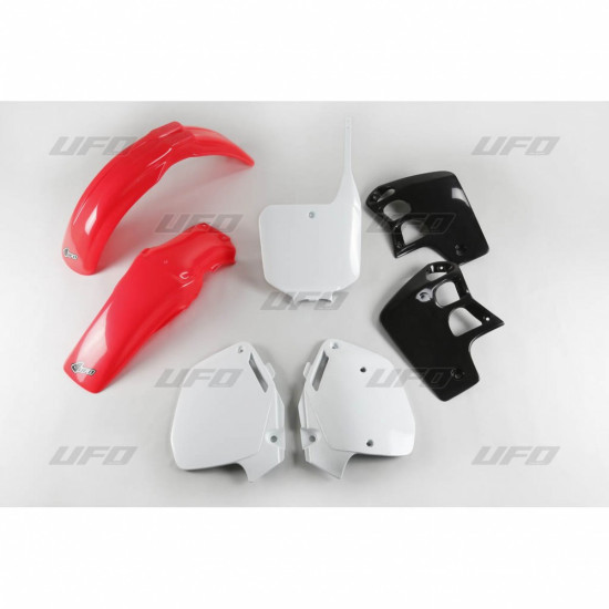 UFO PLASTIKINIS KOMPLEKTAS HONDA CR 500 '95-'00 OEM SPALVA (RAUDONA / BALTA / JUODA) (HO089E999)
