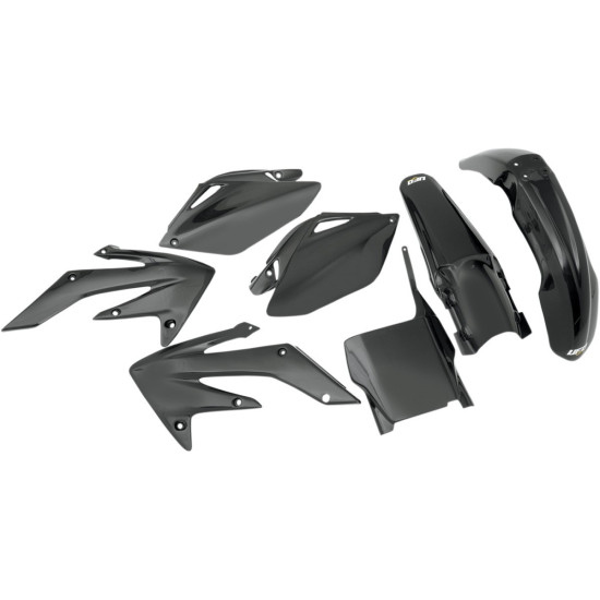 UFO PLASTIC SET HONDA CRF 250R '06-'07 BLACK (HO105E001)