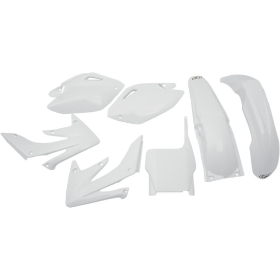 UFO PLASTIKINIS KOMPLEKTAS HONDA CRF 450 R '04 BALTA SPALVA (HO107E041)