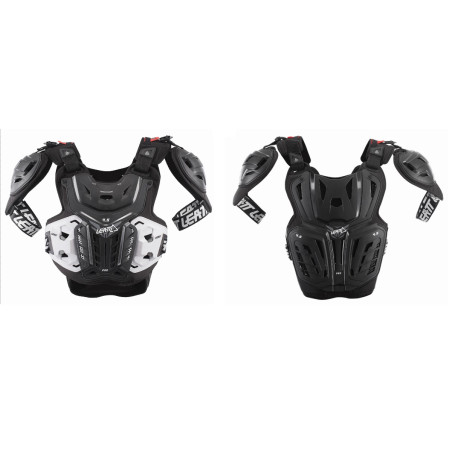 LEATT (2022/2023) krūtinės apsauga CHEST PROTECTOR 4,5 PRO BLACK spalva juoda dydis universalus