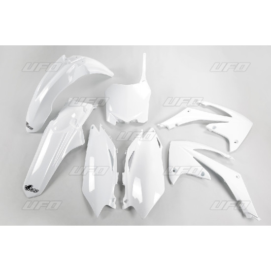 UFO PLASTIC SET HONDA CRF 450 R '09-'10, CRF 250 '10 COLOR WHITE (HO113E041)
