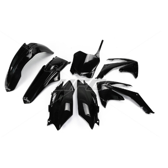 UFO PLASTIKINIS RINKINYS HONDA CRF 250R '11-'13, CRF 450R '11-'12 JUODAS (HO115E001)