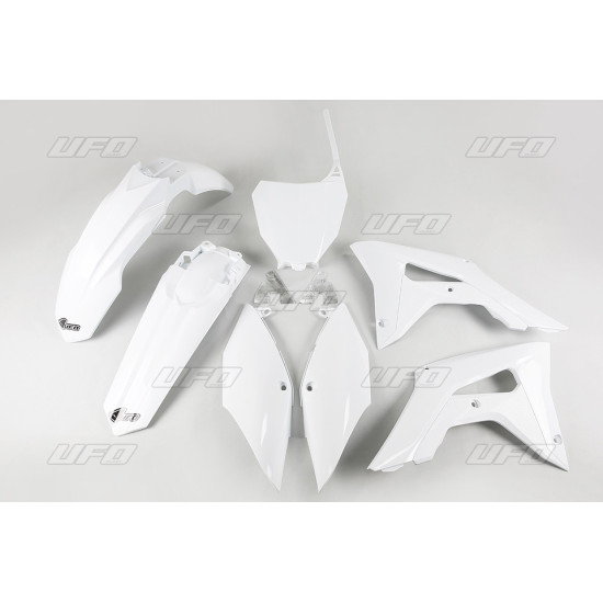 UFO PLASTIKINIS RINKINYS HONDA CRF 250R '18-'21, CRF 450R '17-'20 BALTAS (HO119E041)