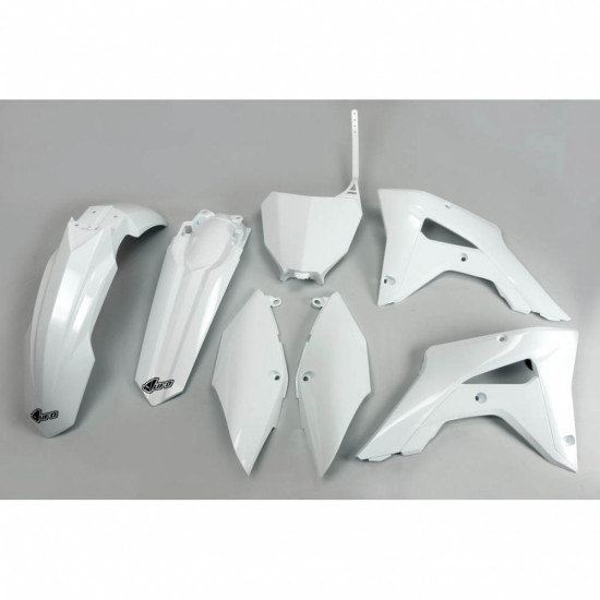 UFO PLASTIC SET HONDA CRF 250RX '19-21, CRF 450RX '17-20, WHITE (HO120E041)