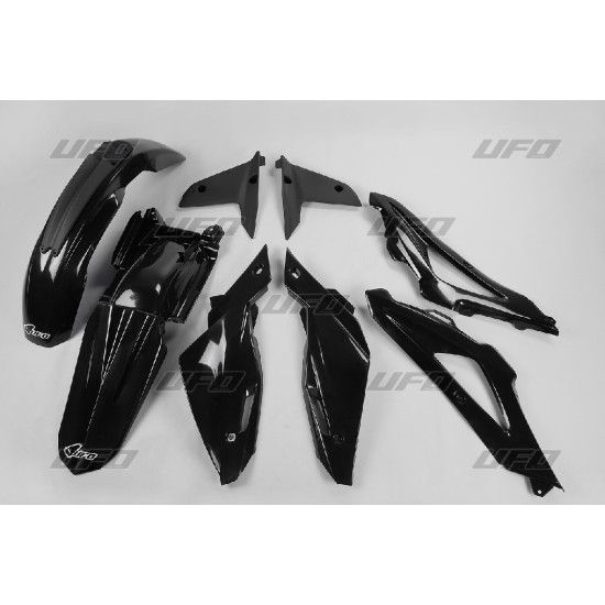 UFO PLASTIKINIŲ DALIŲ RINKINYS HUSQVARNA TC 4T '08-'10 JUODAS (HU607E001)