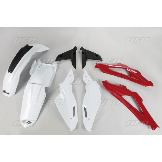 UFO PLASTIKINIŲ DALIŲ RINKINYS HUSQVARNA TC 450 4T '08-'10 OEM SPALVA (BALTA / RAUDONA / JUODA) (HU609E999)