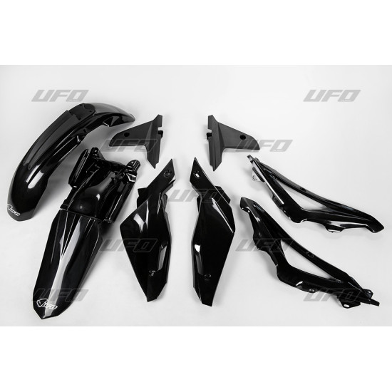 UFO PLASTIKINIS RINKINYS HUSQVARNA TC 250 / 300 / 450 '09-'13 JUODAS (HU610E001)