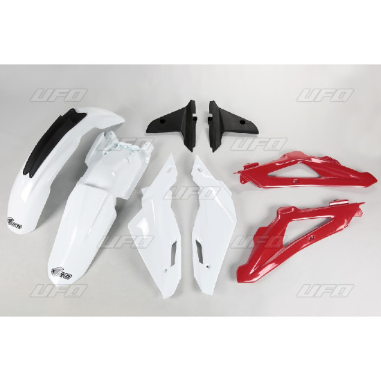 UFO PLASTIKINIŲ DALIŲ RINKINYS HUSQVARNA TC 250 / 300 / 450 '09-'13 OEM SPALVA (BALTA / RAUDONA / JUODA) (HU610E999)