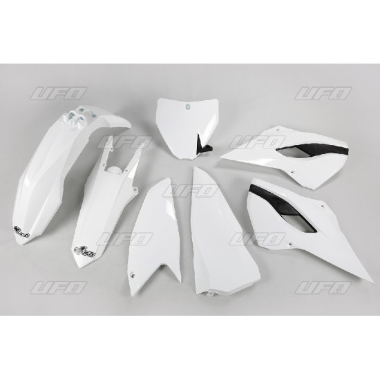 UFO PLASTIC SET HUSQVARNA TC 250 '16, COLOR WHITE (HU617E041)