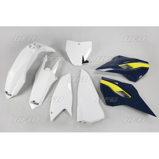 UFO PLASTIC SET HUSQVARNA TC 250 '16, OEM COLOR (WHITE/BLUE) (HU617E999)