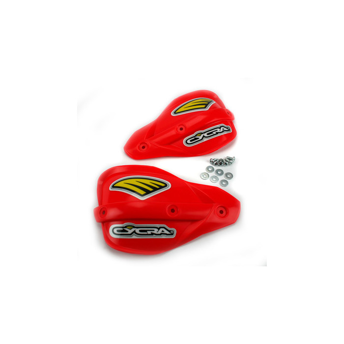 CYCRA reklaminiai plastikiniai vairai PROBEND ENDURO, raudoni (su varžtais)