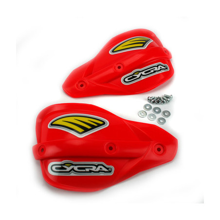 CYCRA reklaminiai plastikiniai vairai PROBEND ENDURO, raudoni (su varžtais)