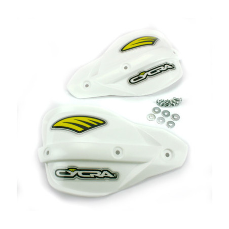 CYCRA REPLACEMENT PLASTIC HANDBARS PROBEND ENDURO WHITE (SCREWS INCLUDED)