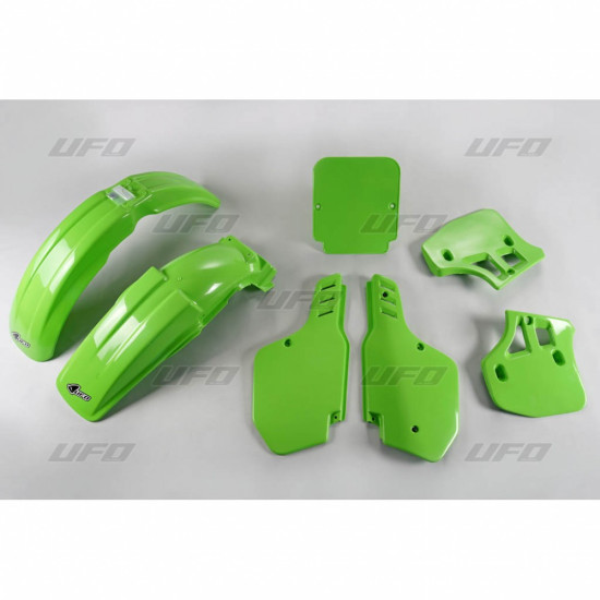 UFO PLASTIC SET KAWASAKI KX 250 / 500 '88, GREEN (KA190E026)