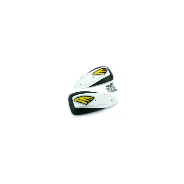 CYCRA SALE REPLACEMENT PLASTIC HANDBARS COVERS SERIES ONE WHITE (SCREWS INCLUDED)