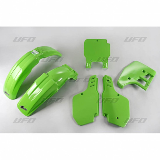 UFO PLASTIKINIŲ DALIŲ RINKINYS KAWASAKI KX 125 '89, ŽALIAS (KA197E026)