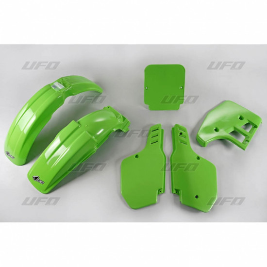UFO PLASTIKINIŲ DALIŲ RINKINYS KAWASAKI KX 125 '88, ŽALIAS (KA198E026)