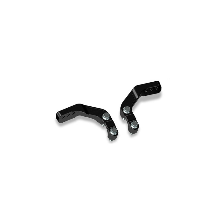 CYCRA REINFORCED MOUNTS FOR HCM HANDBARS (28.6MM) WITH MOUNTING FOR HANDLEBAR PLATE BRACKETS, BLACK