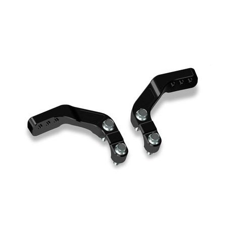 CYCRA REINFORCED MOUNTS FOR HCM HANDBARS (28.6MM) WITH MOUNTING FOR HANDLEBAR PLATE BRACKETS, BLACK
