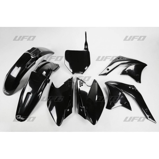 UFO PLASTIKINIŲ DALIŲ RINKINYS KAWASAKI KXF 250 '04-'06, JUODAS (KA204E001)