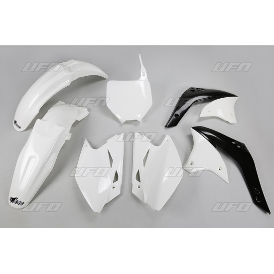 UFO PLASTIKINIŲ DALIŲ RINKINYS KAWASAKI KXF 450 '06-'08 BALTA SPALVA KX (KA209E047)