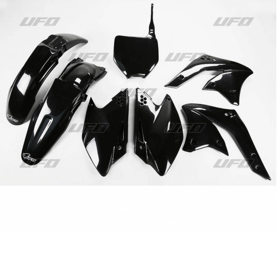 UFO PLASTIKINIŲ DALIŲ RINKINYS KAWASAKI KXF 250 '08 JUODAS (KA210E001)