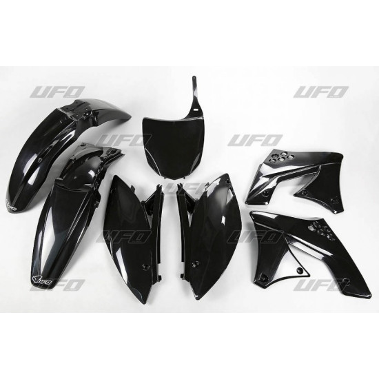 UFO PLASTIKINIŲ DALIŲ RINKINYS KAWASAKI KXF 250 '09-'12 JUODAS (KA212E001)