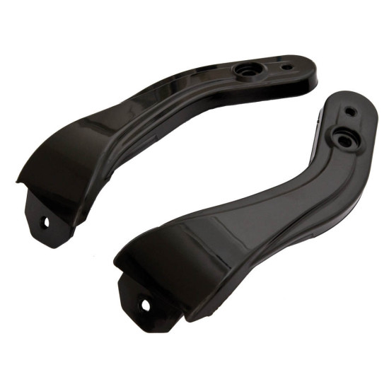 RACETECH (RTECH) ALUMINUM SIDE GUARD PLASTICS MOUNTS FOR HAND GUARDS (HANDBARS) VERTIGO ALU / ATV AND FLX ALU / ATV BLAC