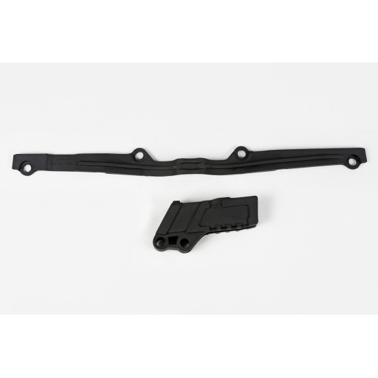 UFO CHAIN GUIDE SET (KA03703001) + GUIDE (KA03750001) KAWASAKI KX 125 / 250 '03-'17 BLACK
