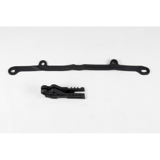 UFO CHAIN GUIDE KIT (KA03773) + GUIDE (KA03772) KAWASAKI KXF 250 '06-'08 BLACK