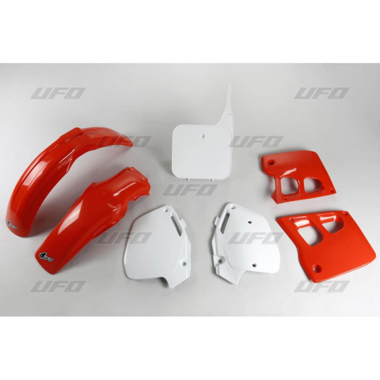 UFO PLASTIC SET HONDA CR 125 '91-'92, CR 250 '90-'91, OEM COLOR '90 (RED/WHITE) (HO097E999K)