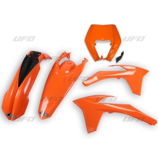 UFO PLASTIC SET KTM EXC / EXC-F '12-'13 COLOR ORANGE (KT521E127)
