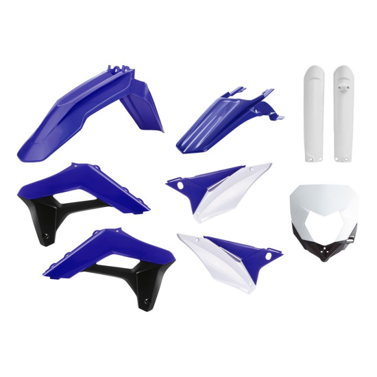 POLISPORT PLASTIC SET (FULL KIT) SHERCO SE-R / SEF-R '17-'23 INCLUDES LAMP COVER (8679800003) AND SHOCK ABSORBER COVERS 