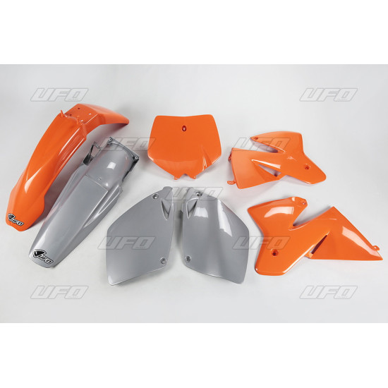 UFO KTM SX / SXF '00 PLASTIC SET OEM COLOR (ORANGE / GRAPHITE) (KT500E999)