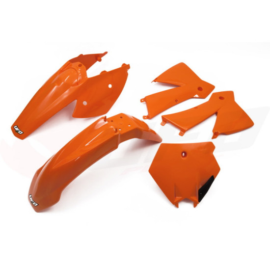 UFO PLASTIC SET KTM SX/EXC '03-'04 OEM COLOR (ORANGE) (KT502E999)