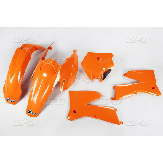 UFO PLASTIC SET KTM SX '05-'06, EXC '05-'07 ORANGE (KT503E127)