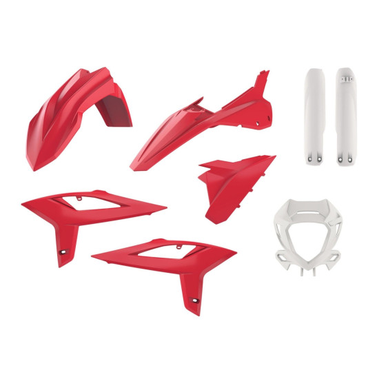POLISPORT PLASTIC SET (FULL KIT) BETA RR 2T / 4T '20-'22 INCLUDES LAMP COVER (8667300002) AND SHOCK ABSORBER COVERS (842