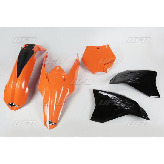 UFO PLASTIC SET KTM SX / SXF '07-'10 OEM COLOR (ORANGE / BLACK) (KT506E999)